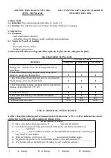 Đề cương ôn tập Giữa kì 2 Tiếng Anh 12 năm 2025–2026 trường THPT Hoàng Văn Thụ (Hà Nội)